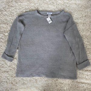 NWT BARNEYS NEW YORK linen sweater